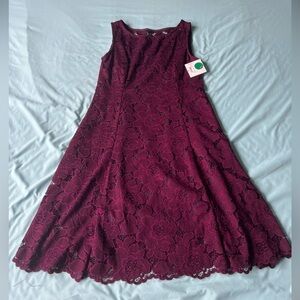 NWT Berry lace dress